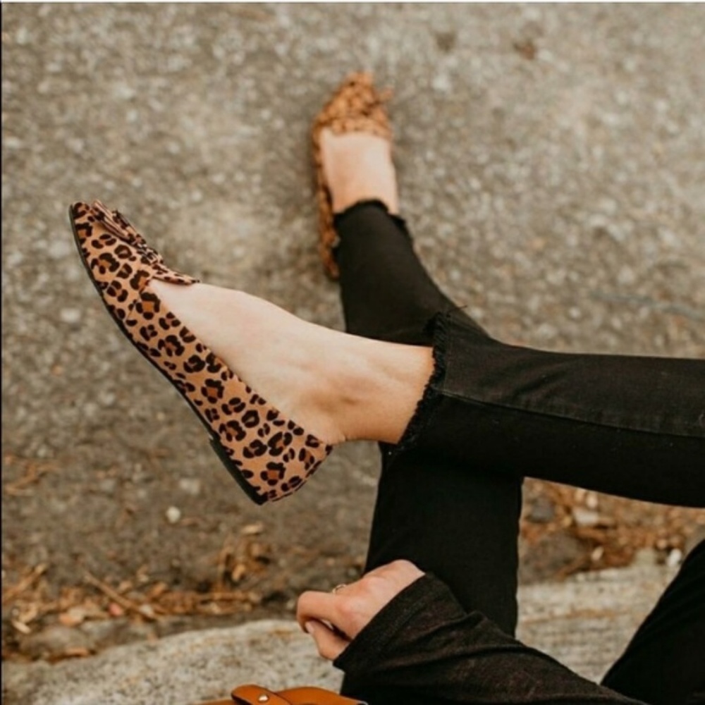 ⚡️3 RESTOCK Leopard print pointed toe tassel- shoe - Picture 4 of 5